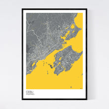 Load image into Gallery viewer, Cebu City Map Print