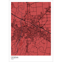 Load image into Gallery viewer, Map of Cesena, Italy