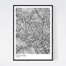 Load image into Gallery viewer, Chalk Farm Neighbourhood Map Print