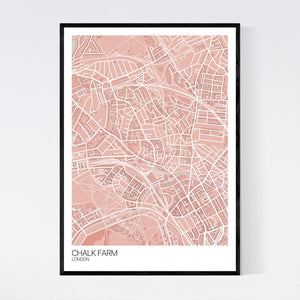 Map of Chalk Farm, London