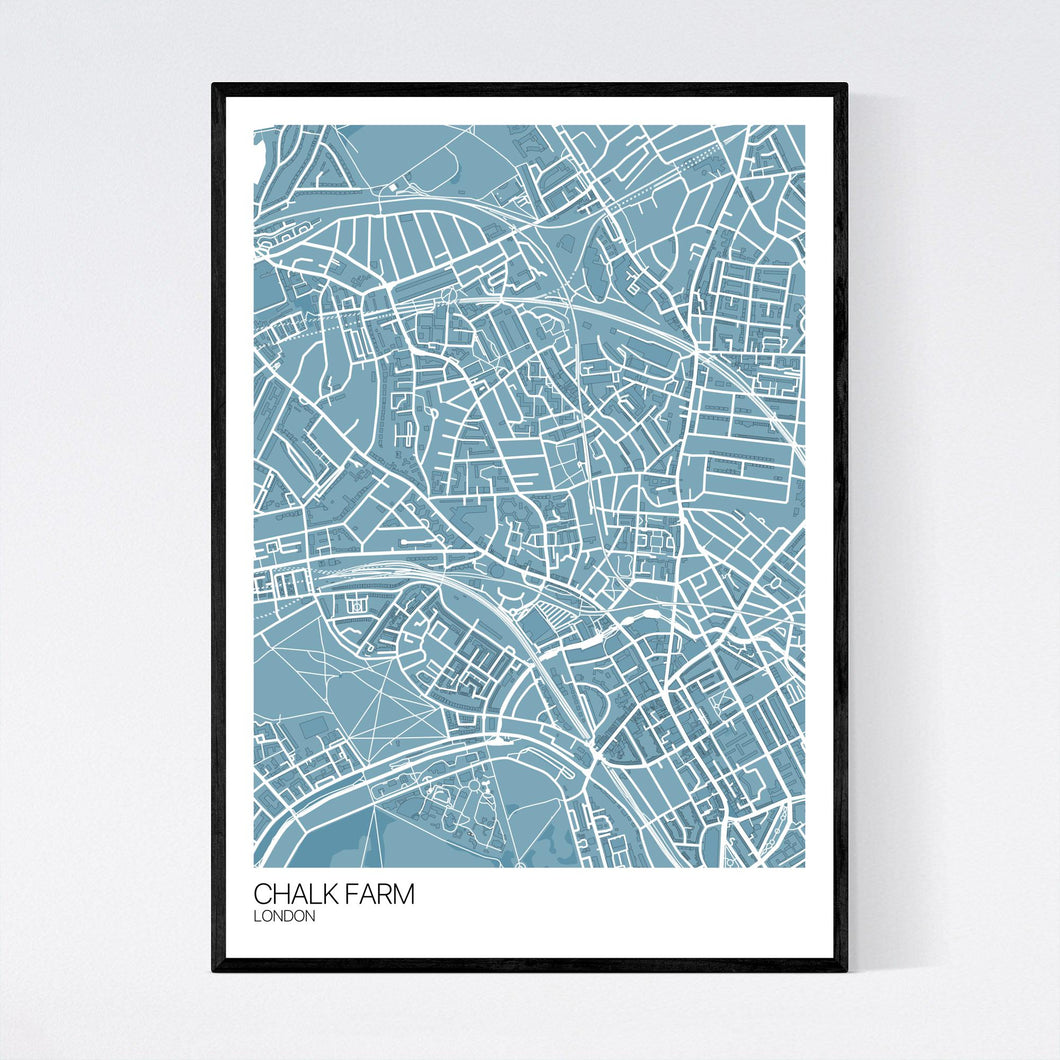 Chalk Farm Neighbourhood Map Print