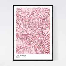 Load image into Gallery viewer, Chalk Farm Neighbourhood Map Print