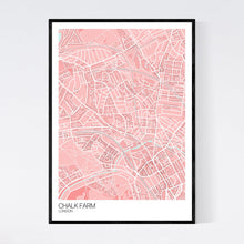 Load image into Gallery viewer, Chalk Farm Neighbourhood Map Print