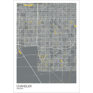 Map of Chandler, Arizona