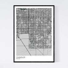 Load image into Gallery viewer, Chandler City Map Print