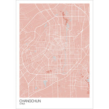 Load image into Gallery viewer, Map of Changchun, China