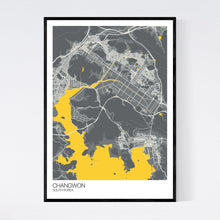 Load image into Gallery viewer, Changwon City Map Print