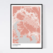 Load image into Gallery viewer, Changwon City Map Print