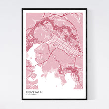 Load image into Gallery viewer, Changwon City Map Print
