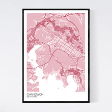 Load image into Gallery viewer, Changwon City Map Print
