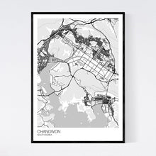 Load image into Gallery viewer, Map of Changwon, South Korea