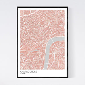 Map of Charing Cross, London