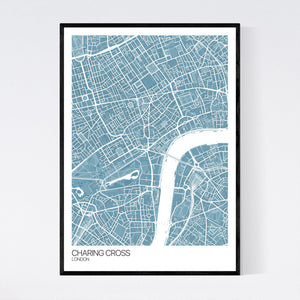 Charing Cross Neighbourhood Map Print