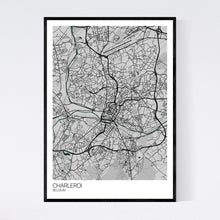 Load image into Gallery viewer, Charleroi City Map Print