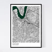Load image into Gallery viewer, Chatham City Map Print