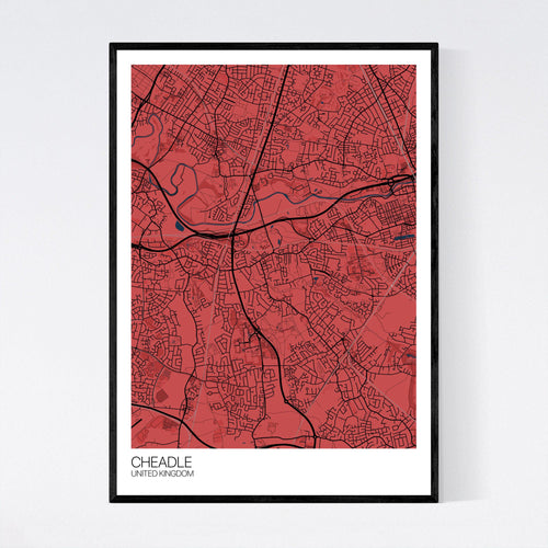 Map of Cheadle, United Kingdom