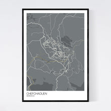 Load image into Gallery viewer, Chefchaouen City Map Print