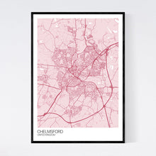 Load image into Gallery viewer, Chelmsford City Map Print