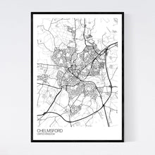 Load image into Gallery viewer, Chelmsford City Map Print