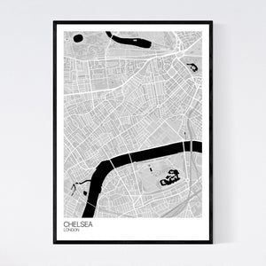 Chelsea Neighbourhood Map Print