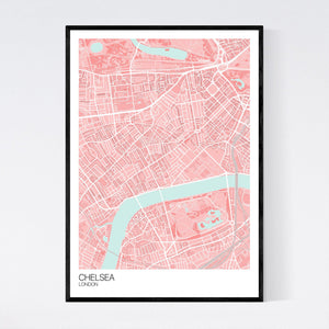 Map of Chelsea, London