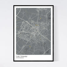 Load image into Gallery viewer, Cheltenham City Map Print
