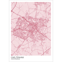 Load image into Gallery viewer, Map of Cheltenham, United Kingdom