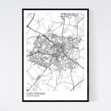 Load image into Gallery viewer, Cheltenham City Map Print