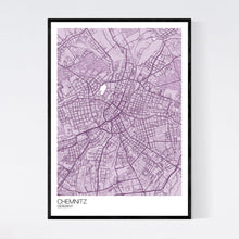 Load image into Gallery viewer, Chemnitz City Map Print