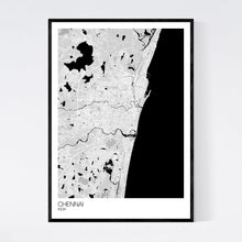 Load image into Gallery viewer, Chennai City Map Print