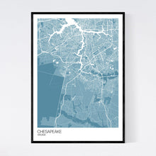 Load image into Gallery viewer, Chesapeake City Map Print