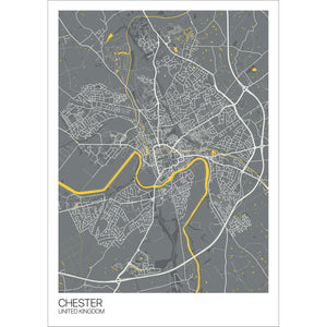 Map of Chester, United Kingdom