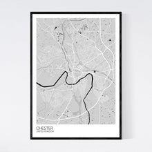 Load image into Gallery viewer, Chester City Map Print