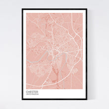Load image into Gallery viewer, Chester City Map Print