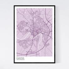 Load image into Gallery viewer, Chester City Map Print