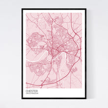 Load image into Gallery viewer, Chester City Map Print