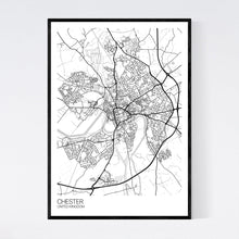 Load image into Gallery viewer, Chester City Map Print