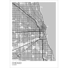 Load image into Gallery viewer, Map of Chicago, Illinois