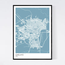 Load image into Gallery viewer, Chiclayo City Map Print
