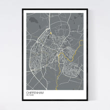 Load image into Gallery viewer, Chippenham Town Map Print