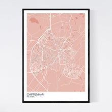 Load image into Gallery viewer, Chippenham Town Map Print