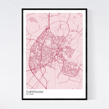 Load image into Gallery viewer, Chippenham Town Map Print