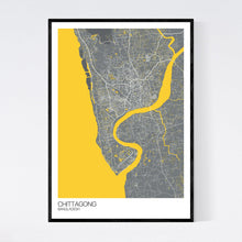Load image into Gallery viewer, Chittagong City Map Print