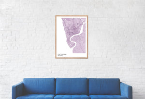Map of Chittagong, Bangladesh