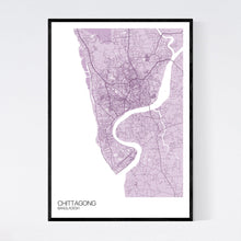 Load image into Gallery viewer, Map of Chittagong, Bangladesh