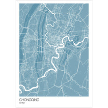 Load image into Gallery viewer, Map of Chongqing, China