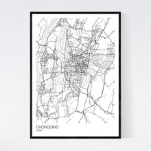 Load image into Gallery viewer, Chongqing City Map Print