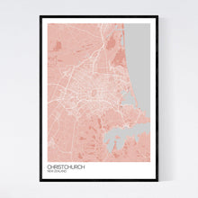 Load image into Gallery viewer, Christchurch City Map Print