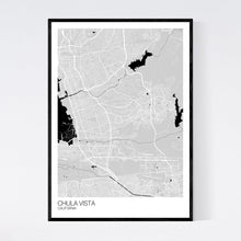 Load image into Gallery viewer, Chula Vista City Map Print