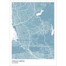Load image into Gallery viewer, Map of Chula Vista, California